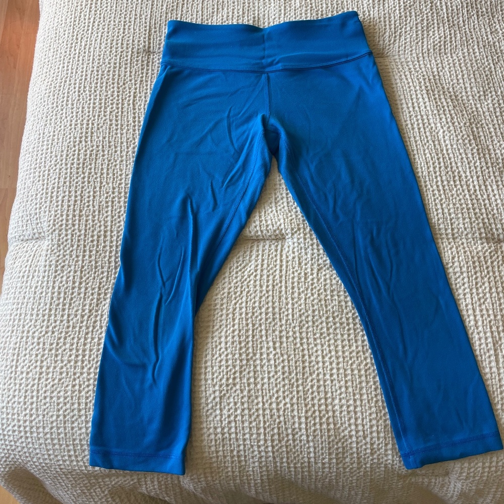 Blue Lululemon Capri Leggings